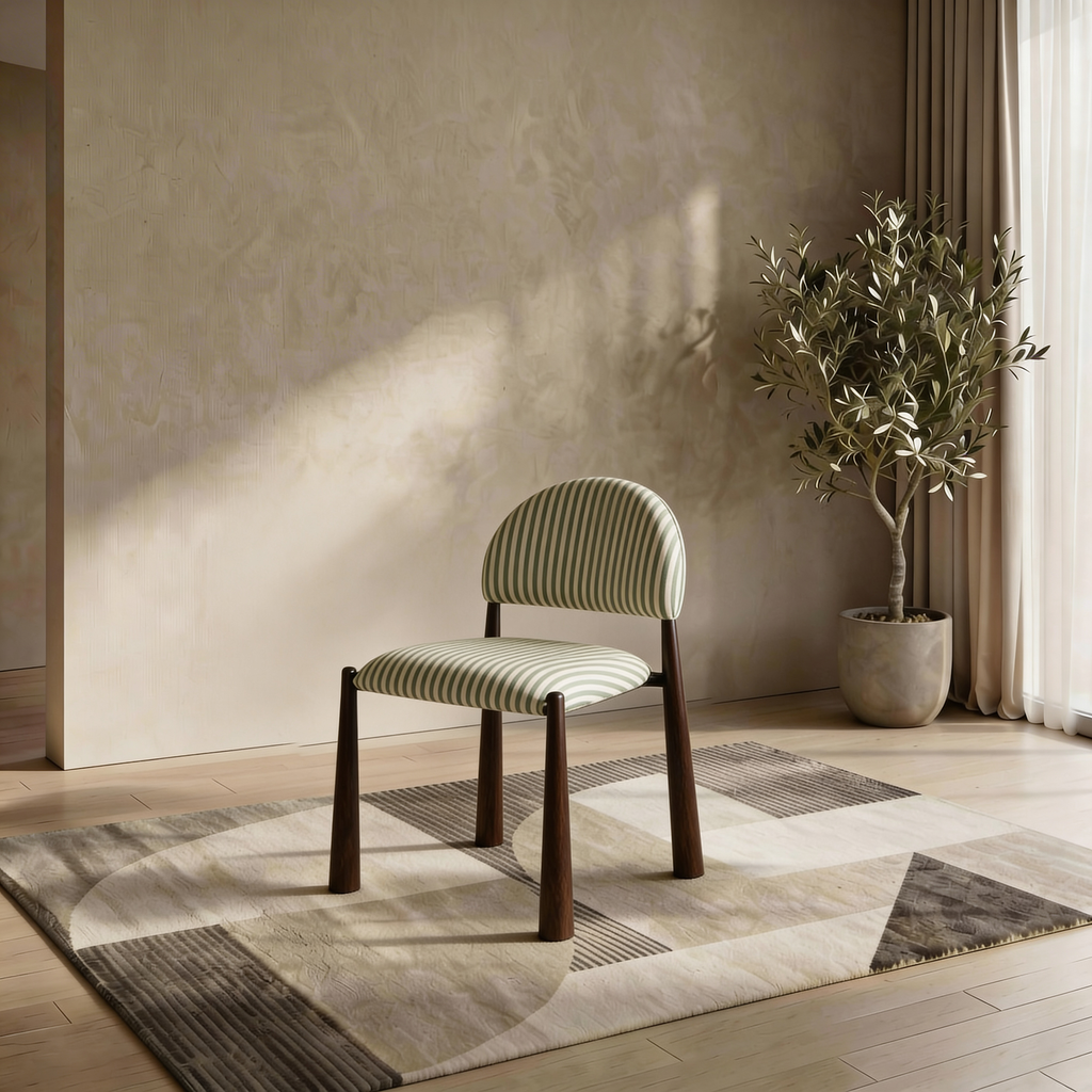 Egypt Dining Chair Moss / Walnut - image 9