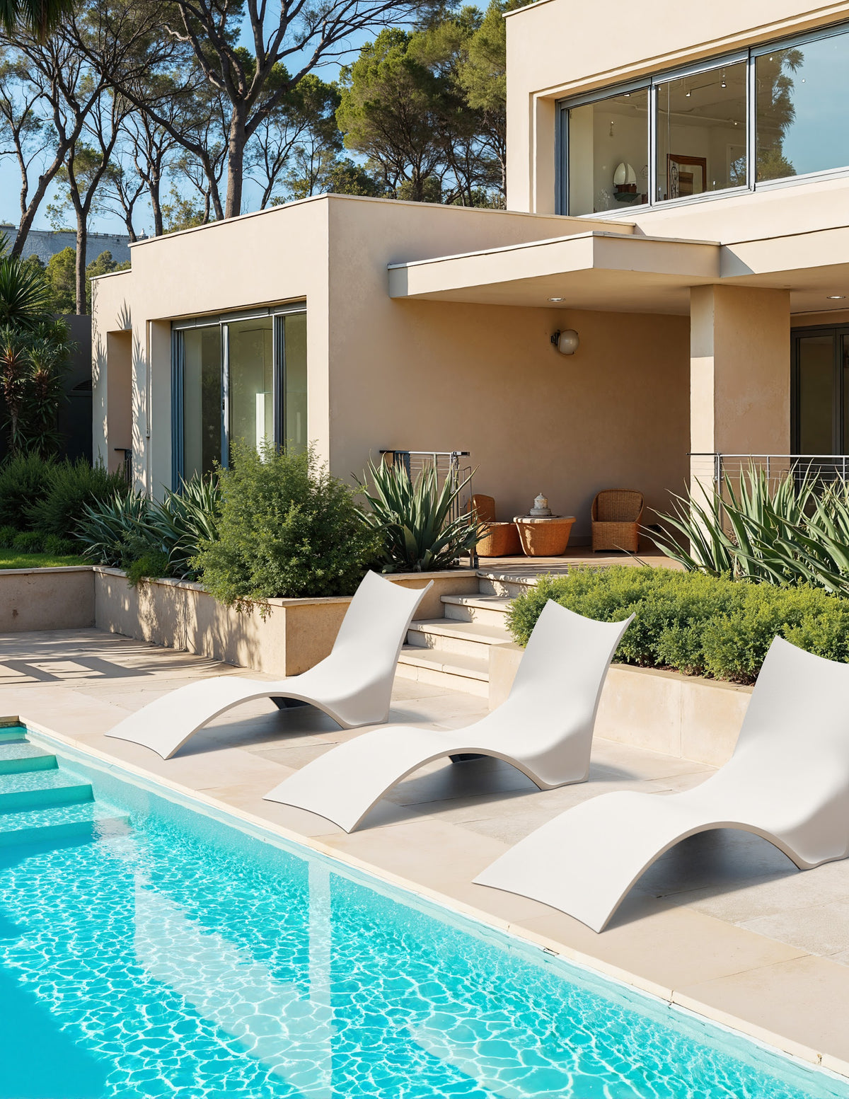 Bondi Sun Lounger White - image 6