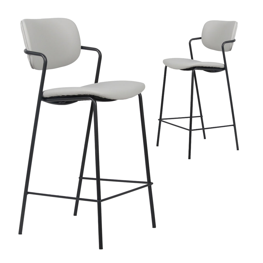 Lucia Bar Stool Ice Grey (Set of 2) - image 10