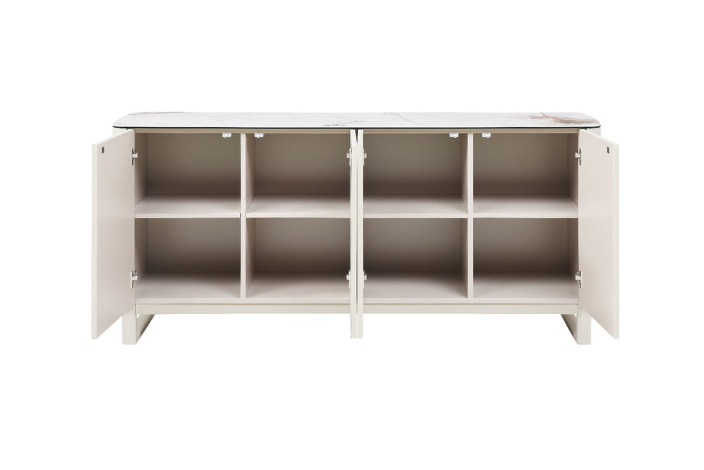 Messina Sideboard Milan White Marble - image 4