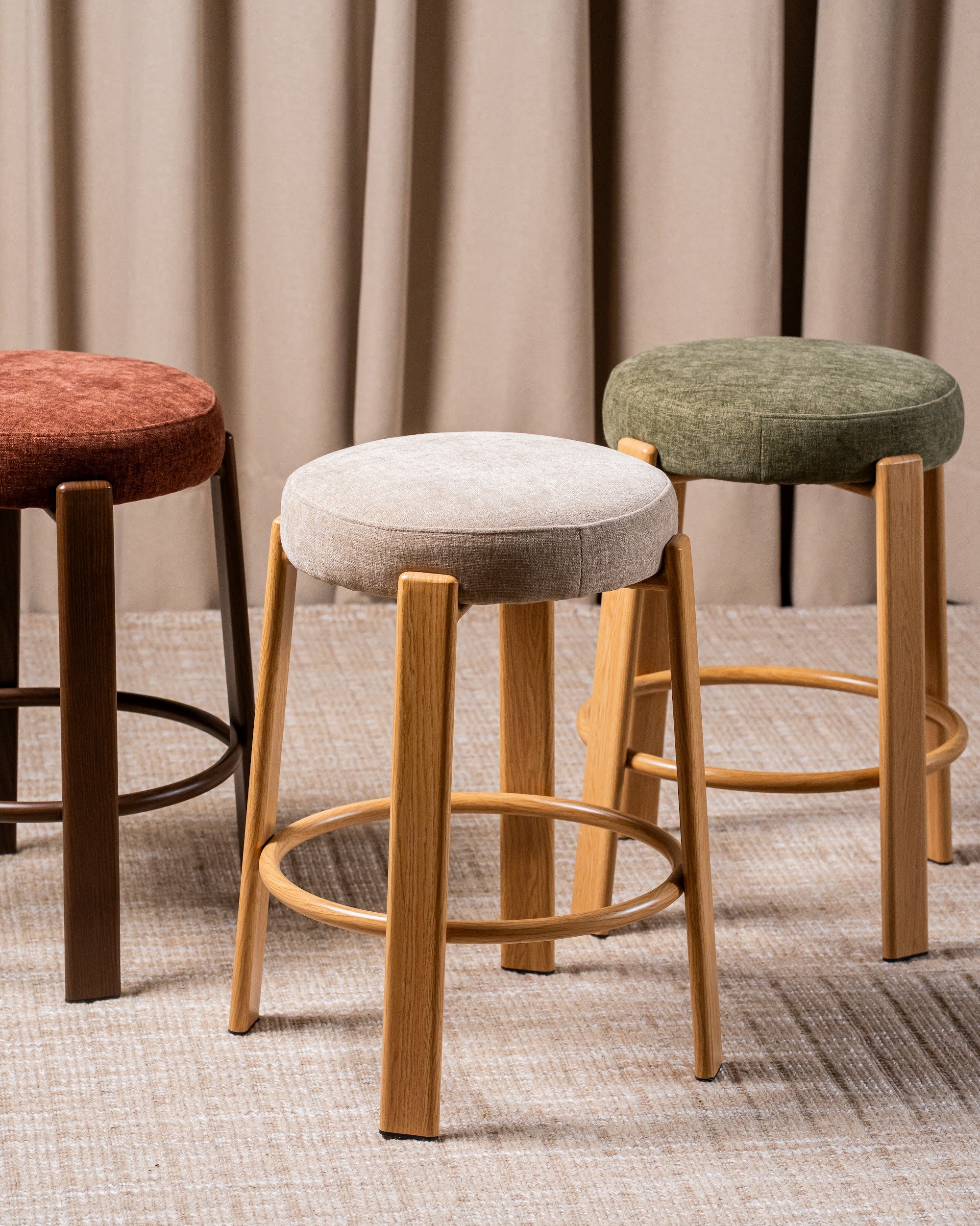 Bergen Bar Stool Forest / Natural (Set of 2) - image 5