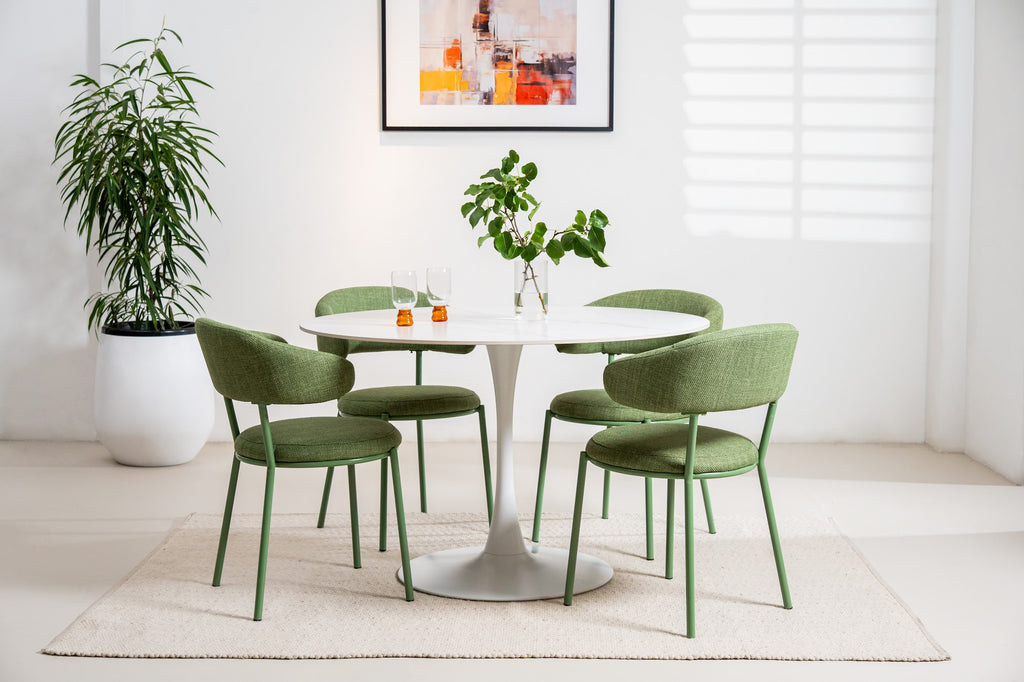 Scandi Large Dining Table Snow White - image 10
