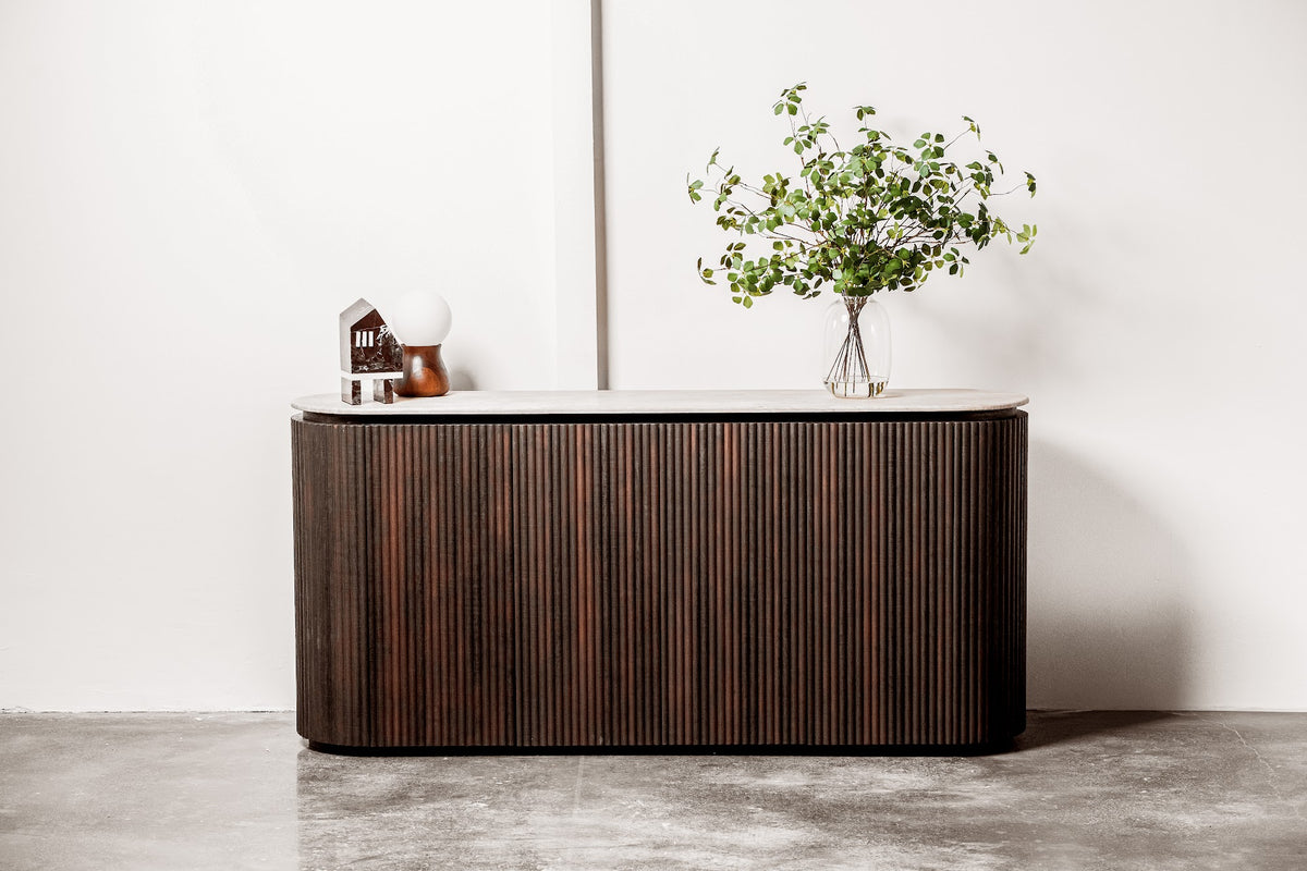 Crete Buffet Travertine