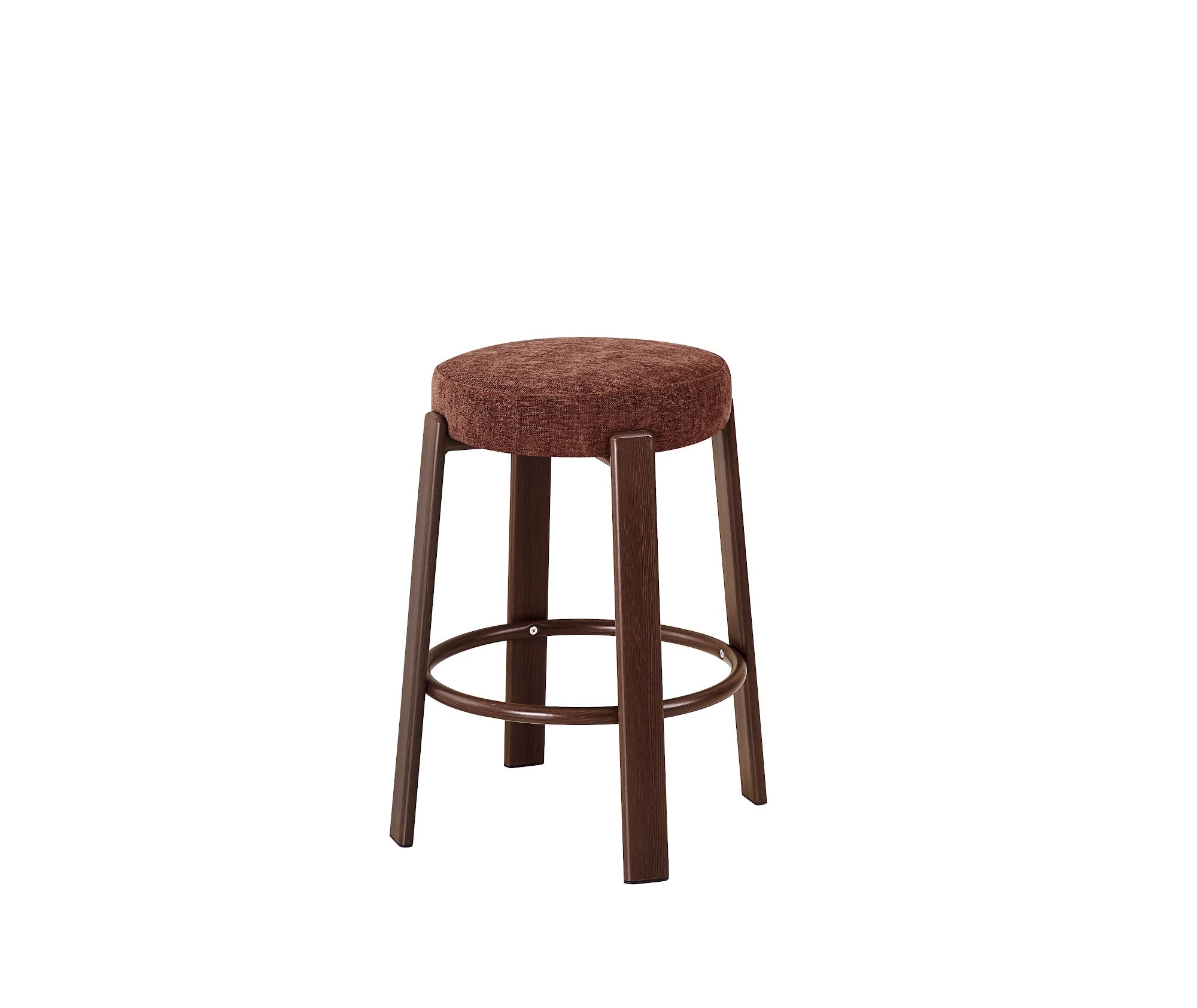 Bergen Bar Stool Rust / Walnut (Set of 2) - image 12