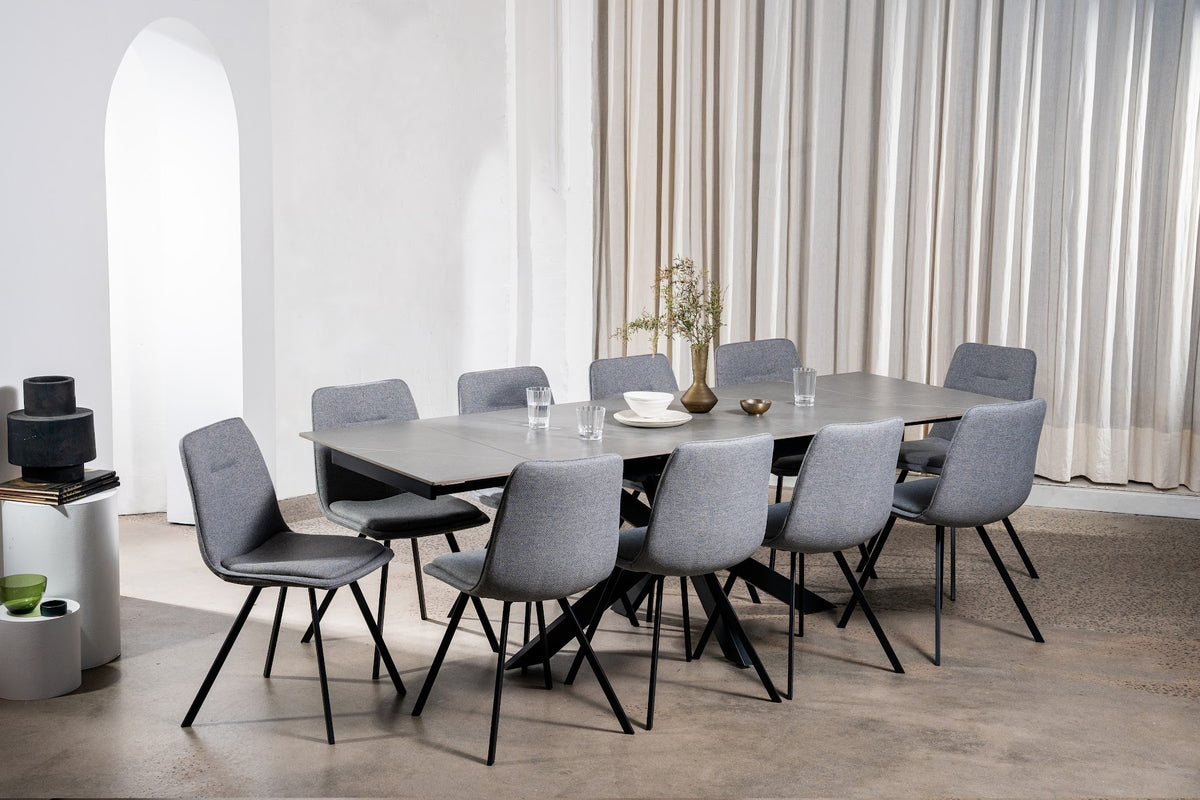 Newcastle Extension Dining Table Bulgarian Grey Ceramic - image 18