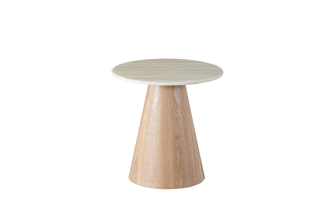 Waverley Side Table White Travertine - image 7