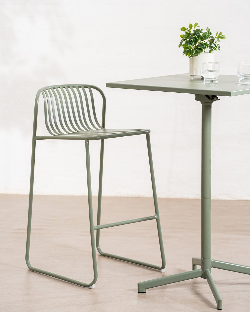 Swiss Bar Table Thyme Green - image 4