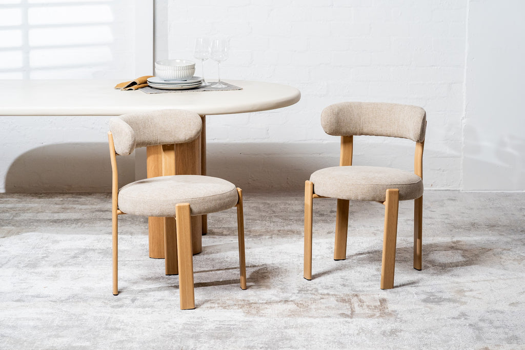 Carmo Dining Chair Beige (Set of 2)