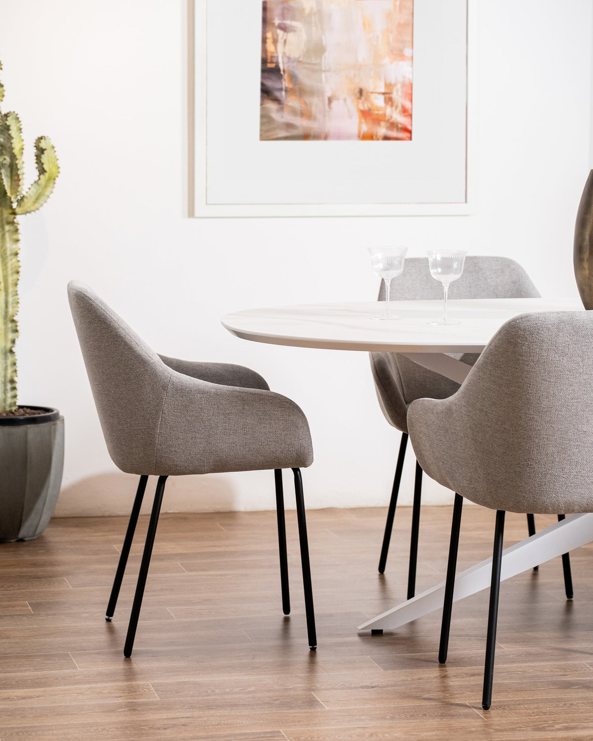Napier Dining Chair Grey (Set of 2) - image 2