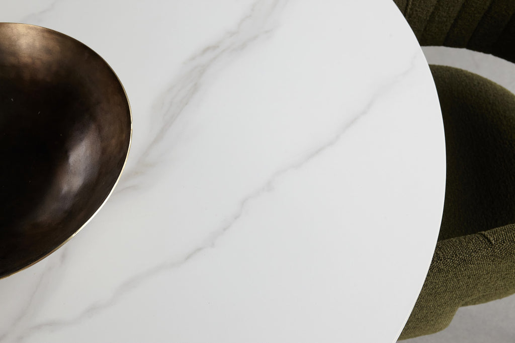 Windsor Dining Table Snow White Ceramic - image 7