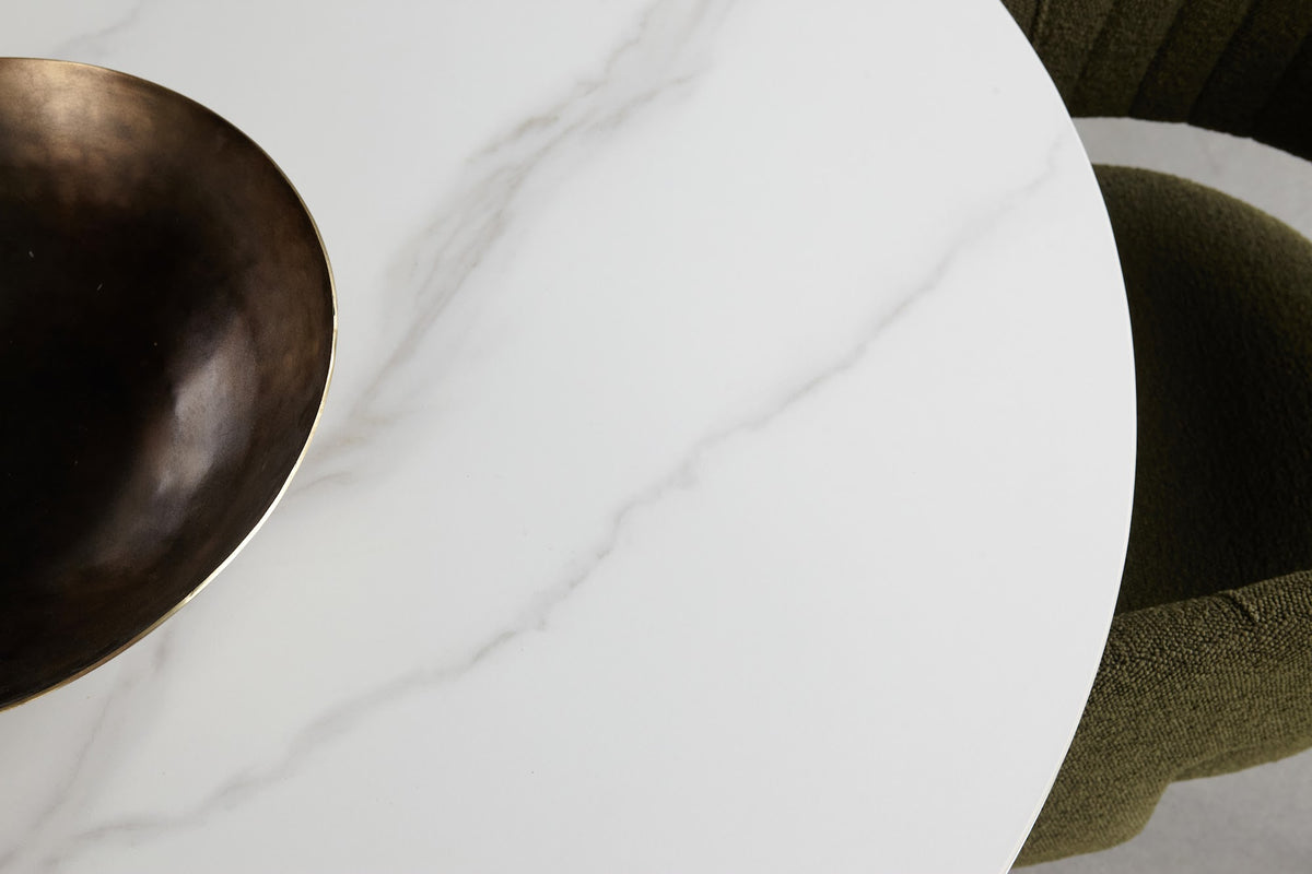 Windsor Dining Table Snow White Ceramic - image 7