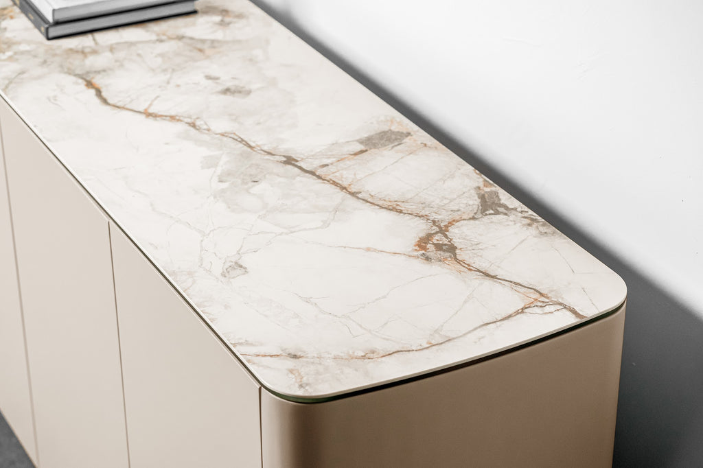 Messina Sideboard Milan White Marble - image 7