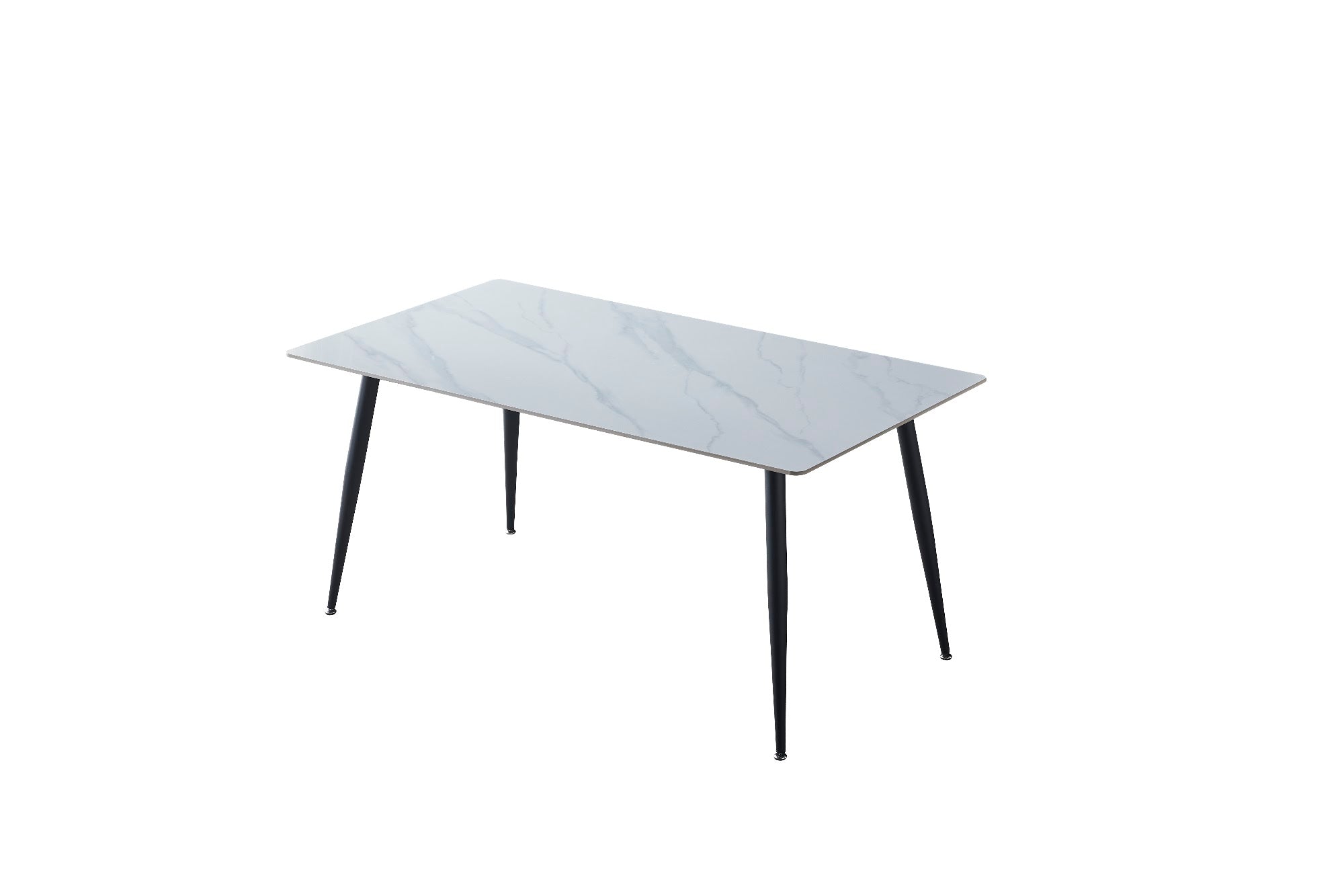 Bentley Large Dining Table Snow White Ceramic