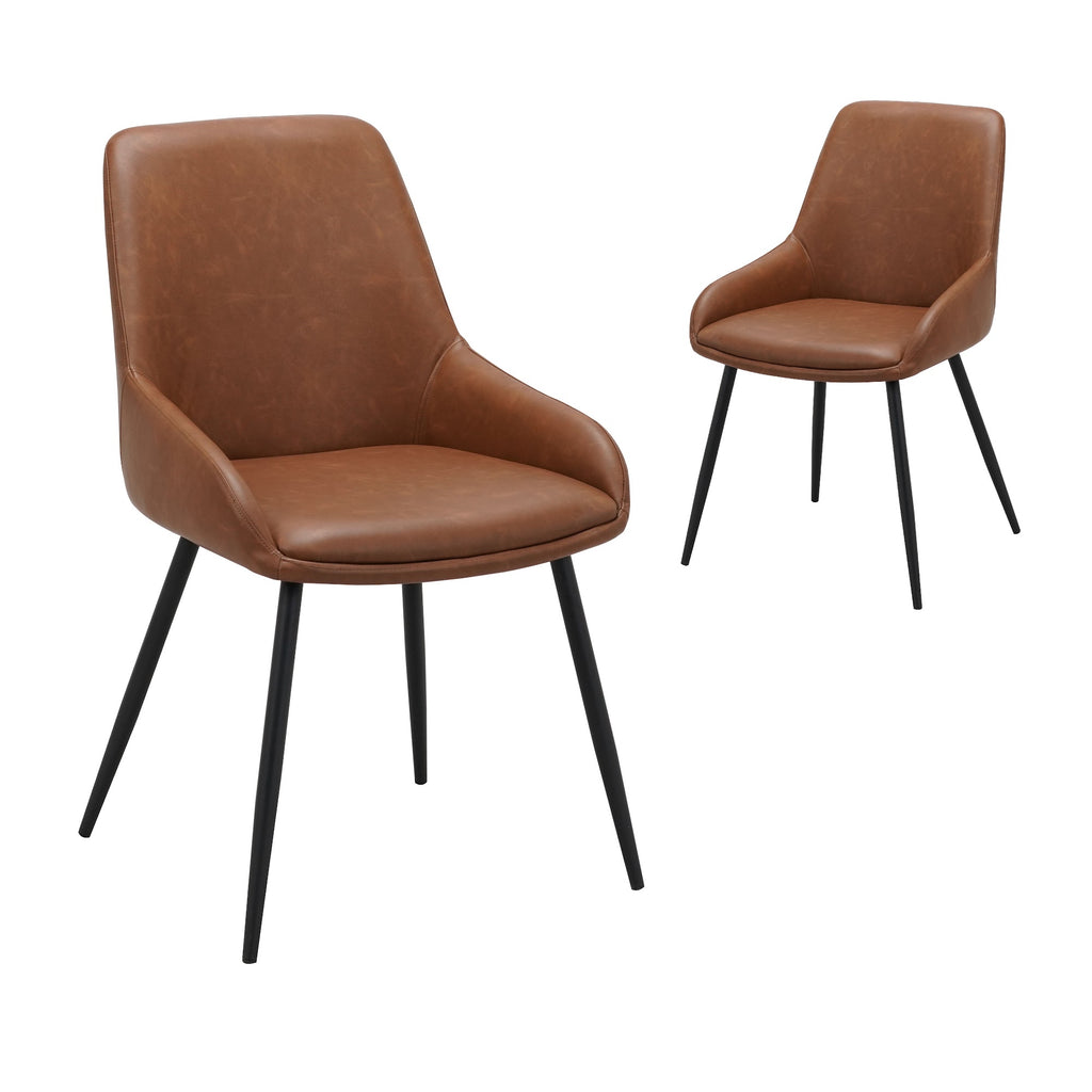 Costa Dining Chair Cognac (Set of 2) - image 6
