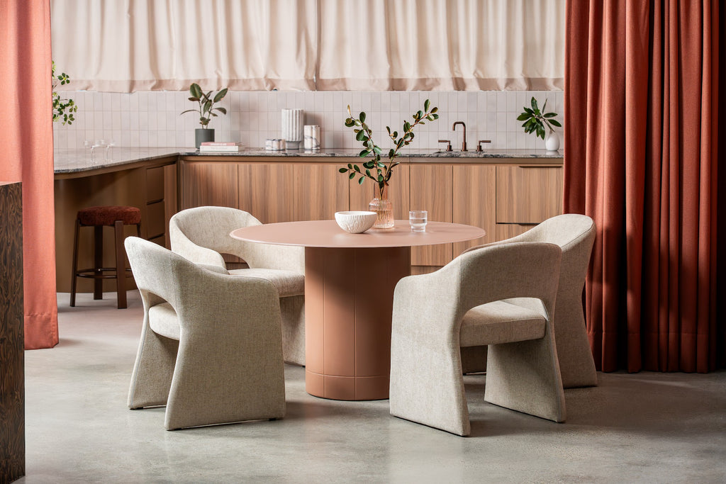 Rimini Dining Table Matte Chestnut - image 8