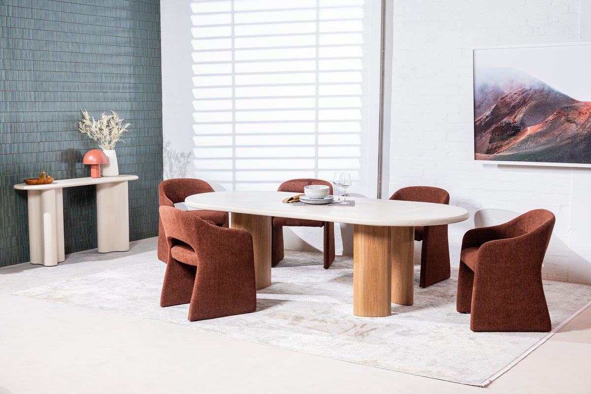 Coastal Console Table Pebble - image 33
