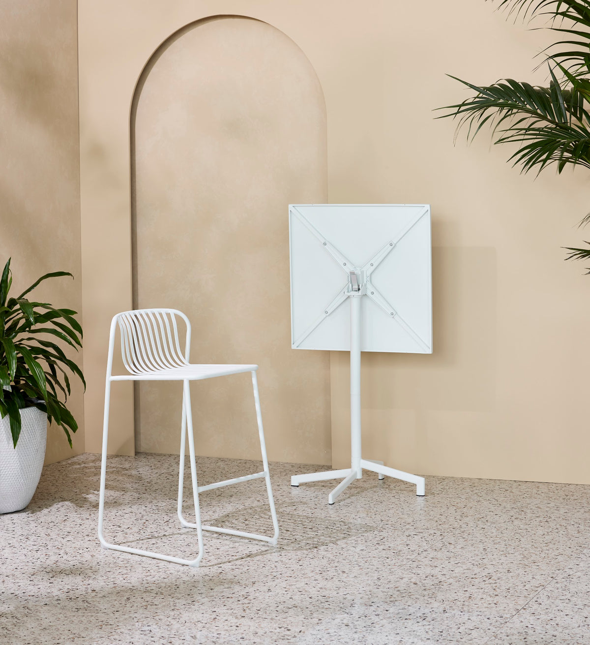 Swiss Bar Chair White (Set of 2) - image 9