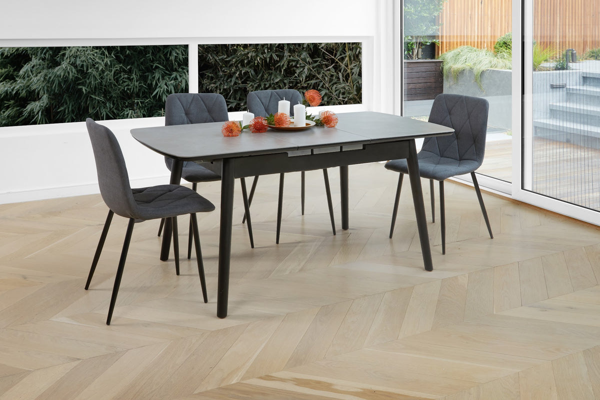 Mila Extension Dining Table Greystone Ceramic - image 11