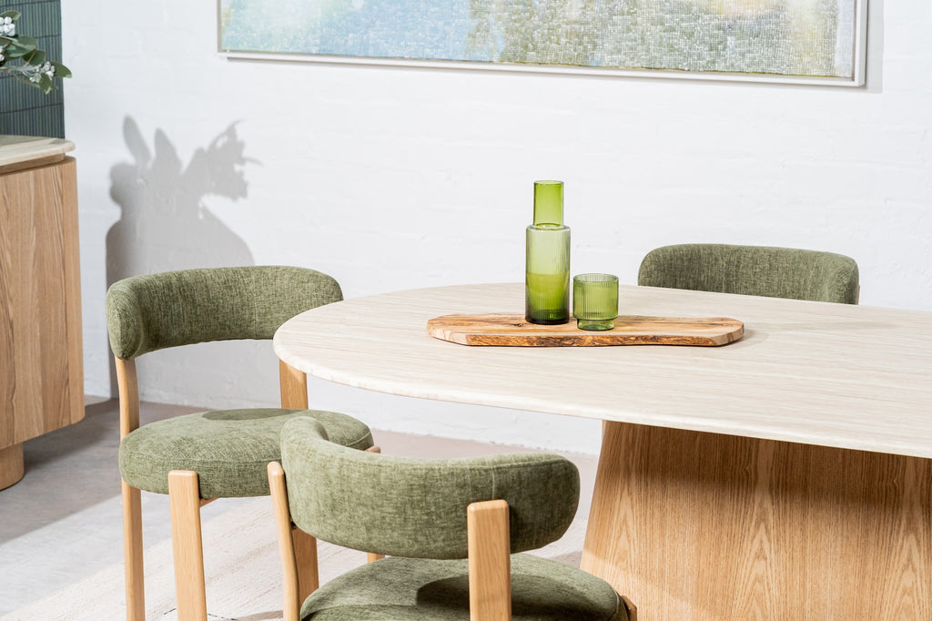Waverley Dining Table White Travertine - image 9