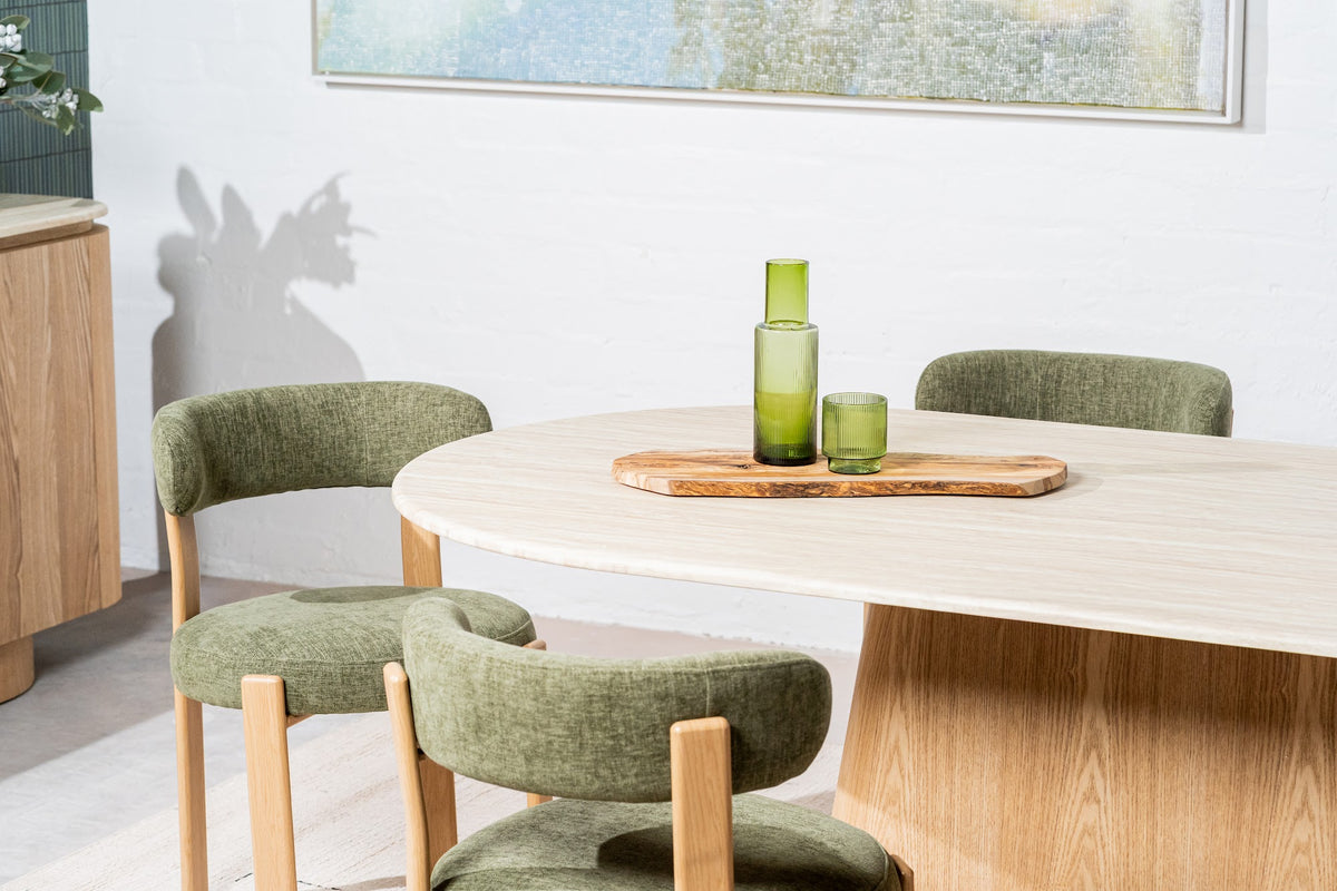Waverley Dining Table White Travertine - image 9