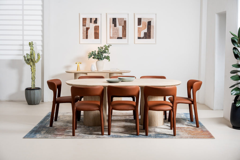 Milos Dining Table Limestone - image 7