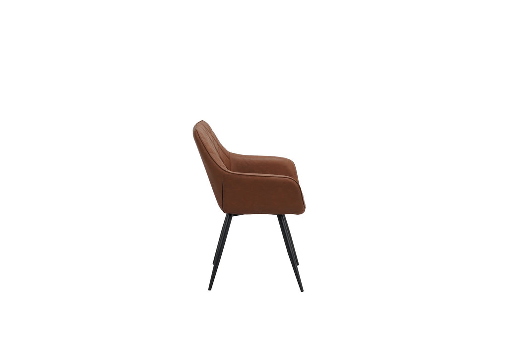 Zeus Dining Chair Cognac (Set of 2) - image 2