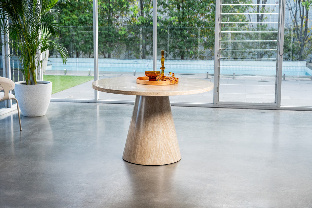 Tessa Round Dining Table French Fawn - image 10