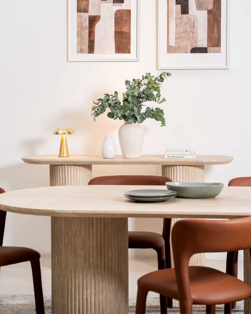 Milos Console Table Limestone - image 5