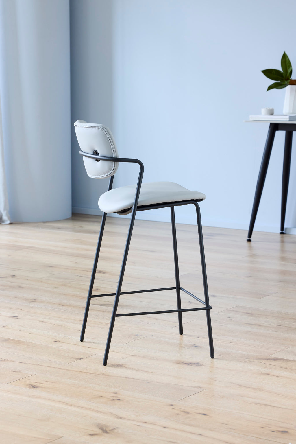 Lucia Bar Stool Ice Grey (Set of 2) - image 7