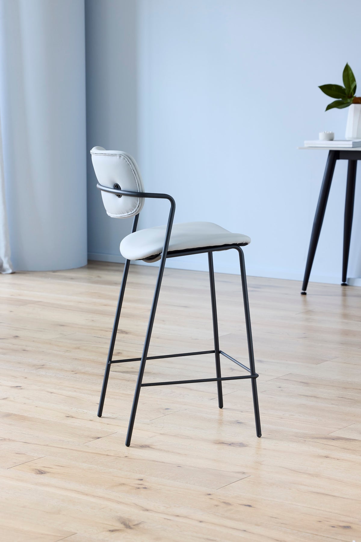 Lucia Bar Stool Ice Grey (Set of 2) - image 7