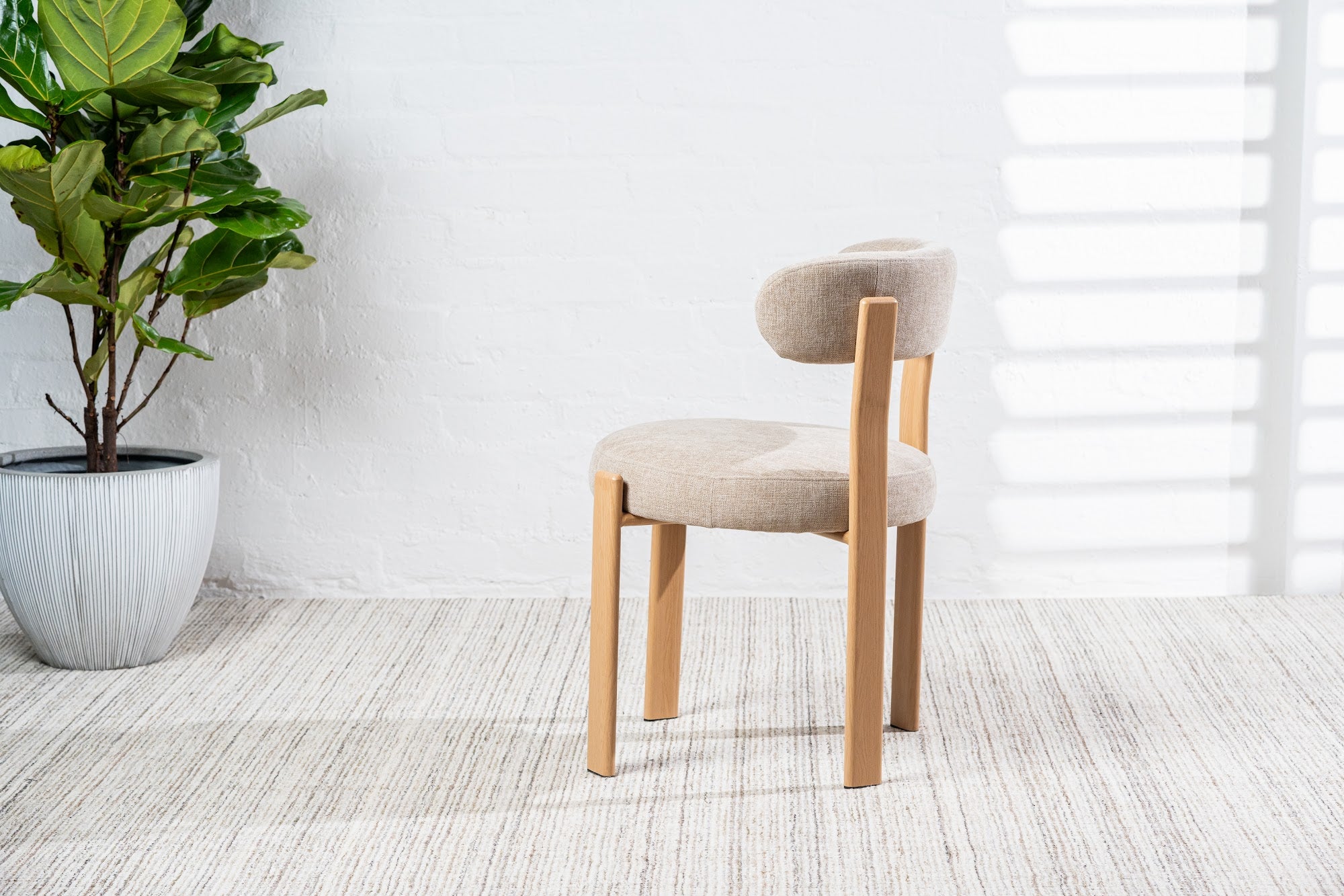 Carmo Dining Chair Beige (Set of 2) - image 4
