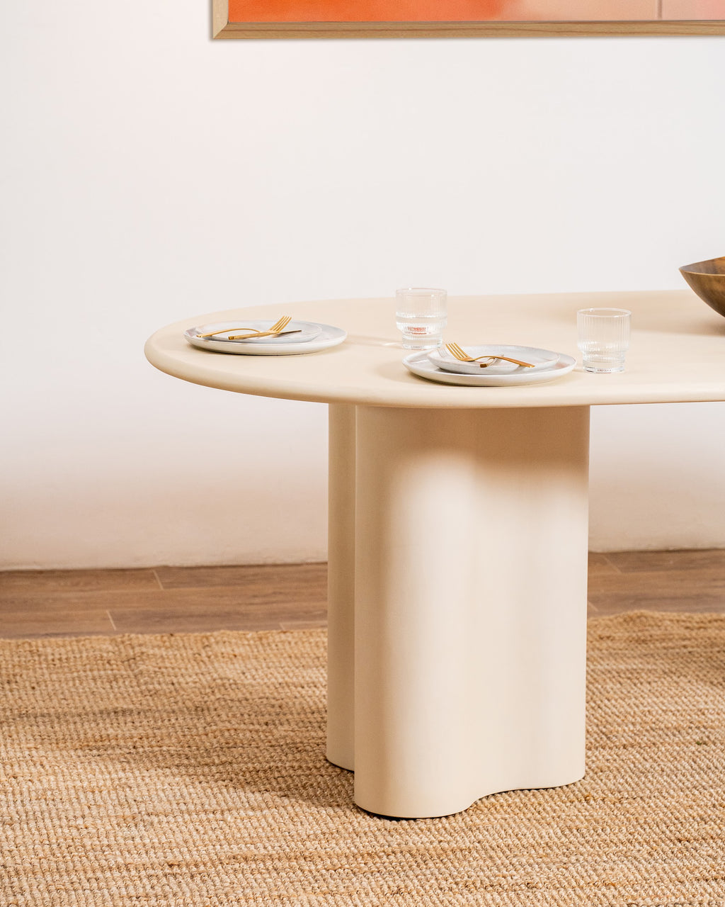 Coastal Dining Table Pebble