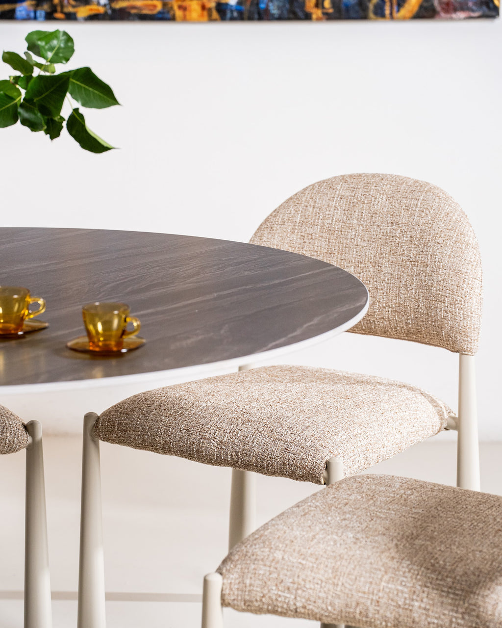 Scandi Large Dining Table Black Sand - image 24