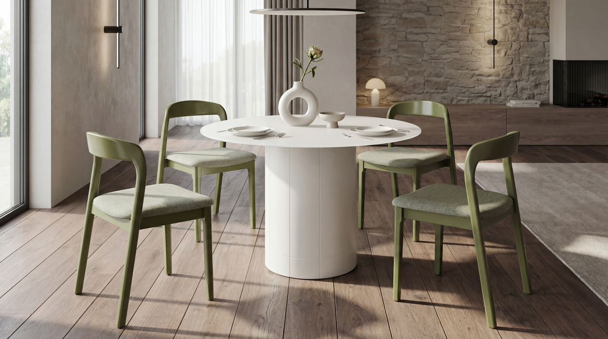 Rimini Dining Table Matte Tofu - image 15