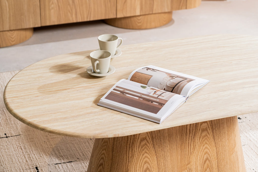 Waverley Coffee Table White Travertine - image 11