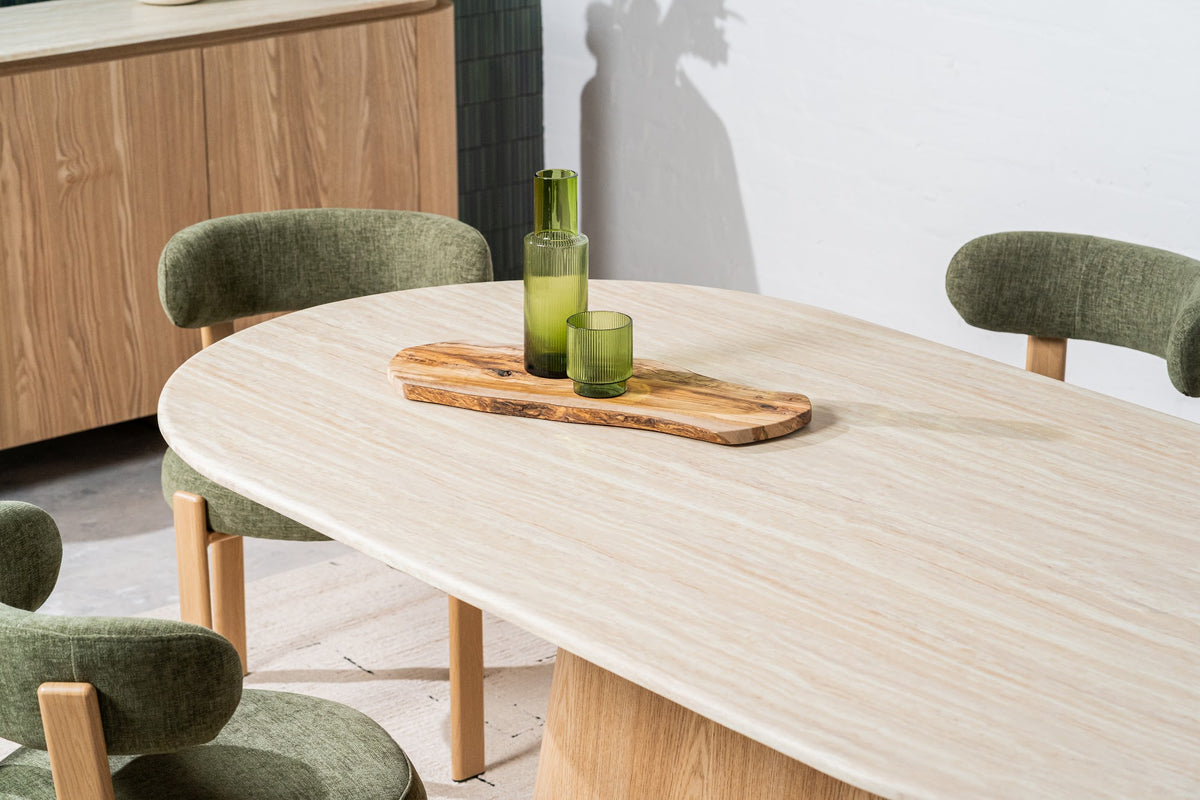 Waverley Dining Table White Travertine - image 10