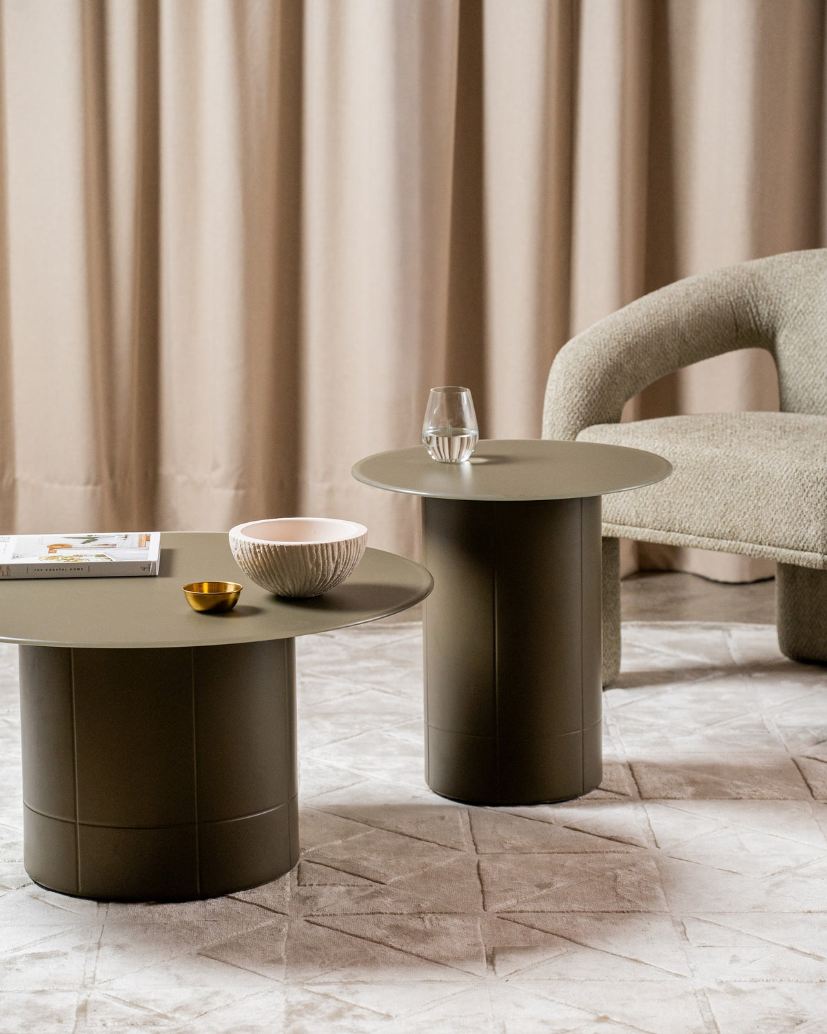 Jaffa Side Table Matte Khaki - image 2
