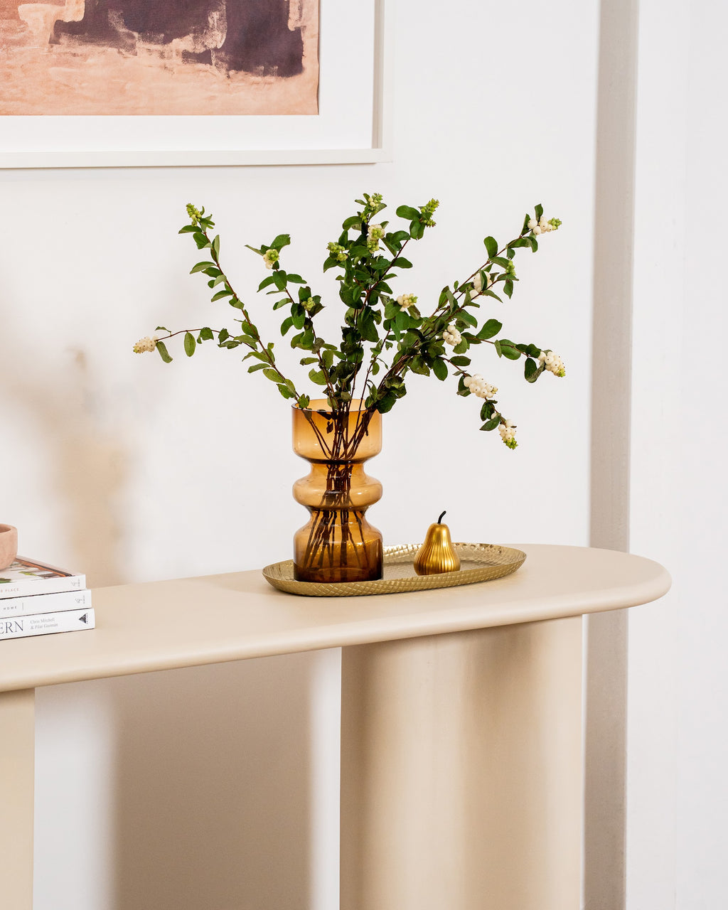 Coastal Console Table Pebble - image 29