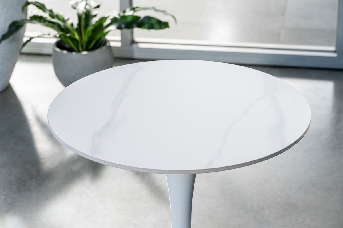 Scandi Small Dining Table Snow White - image 5