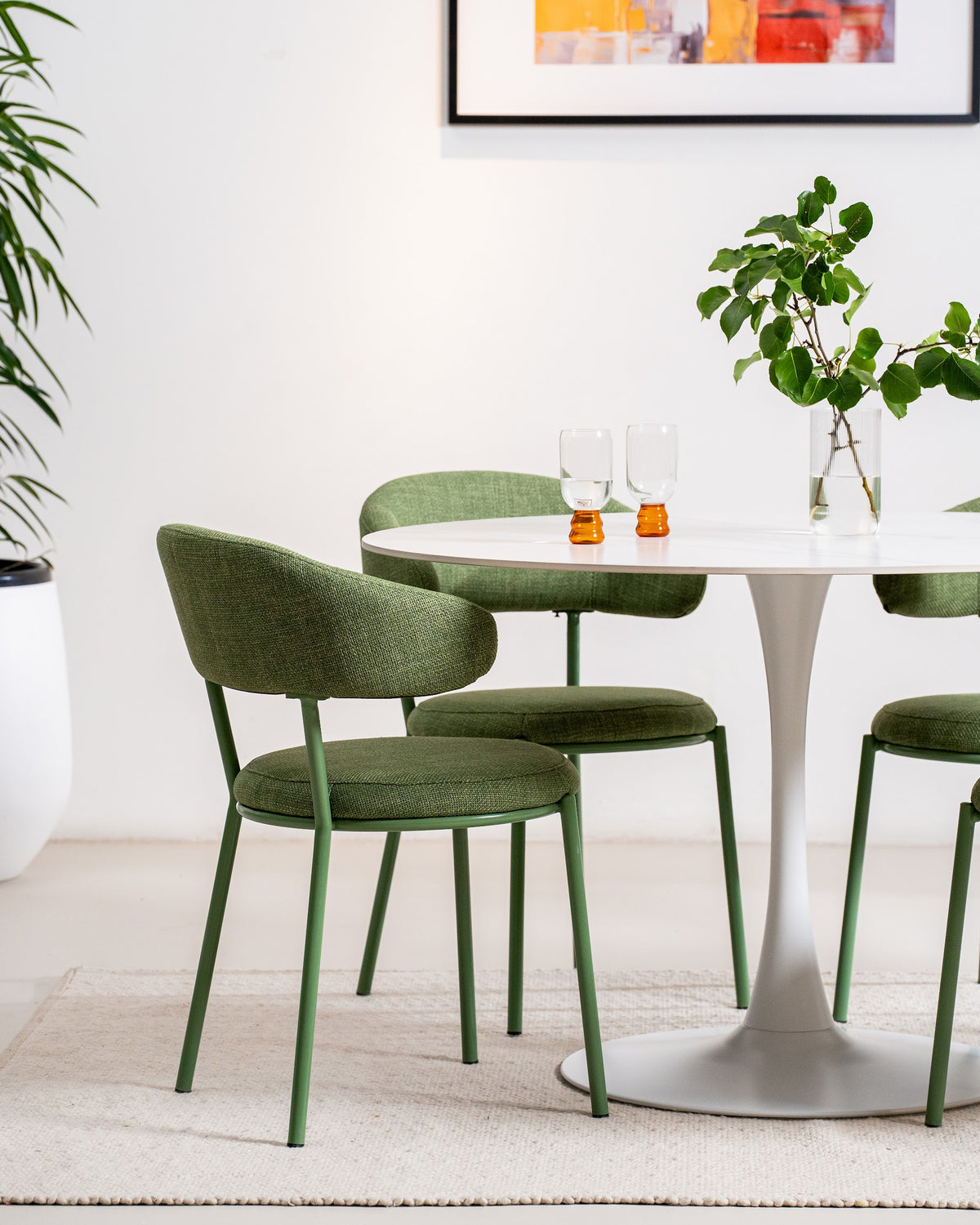 Scandi Large Dining Table Snow White - image 13