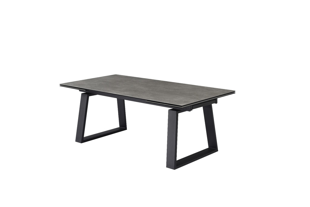 Baluga Extension Dining Table Andesite Ceramic - image 2
