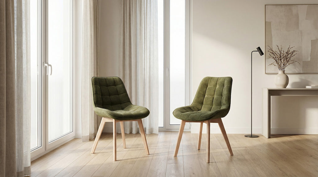 Forest Dining Chair Green / Natural (Set of 2) - image 11