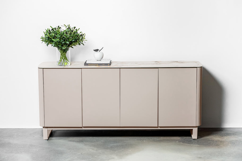 Messina Sideboard Milan White Marble