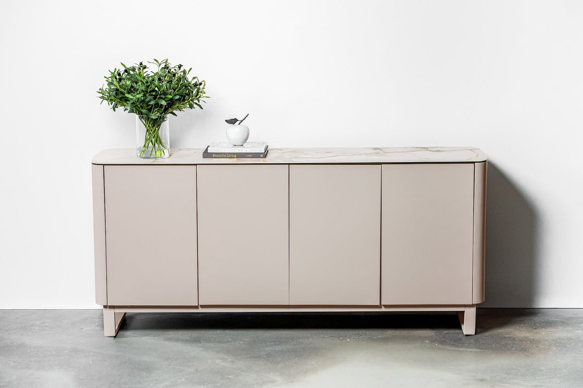 Messina Sideboard Milan White Marble