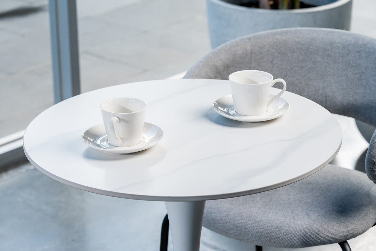 Scandi Small Dining Table Snow White - image 13