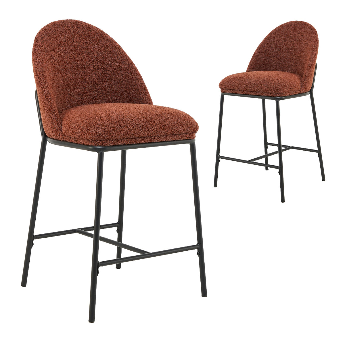 Oslo Bar Stool Terracotta (Set of 2)