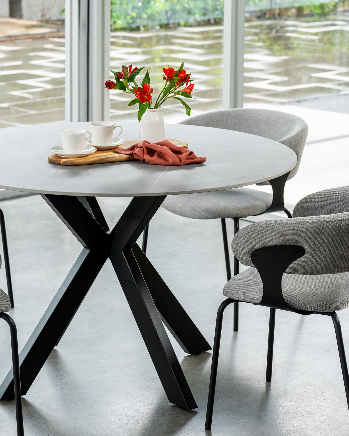 Venice Round Dining Table Bulgarian Grey - image 31