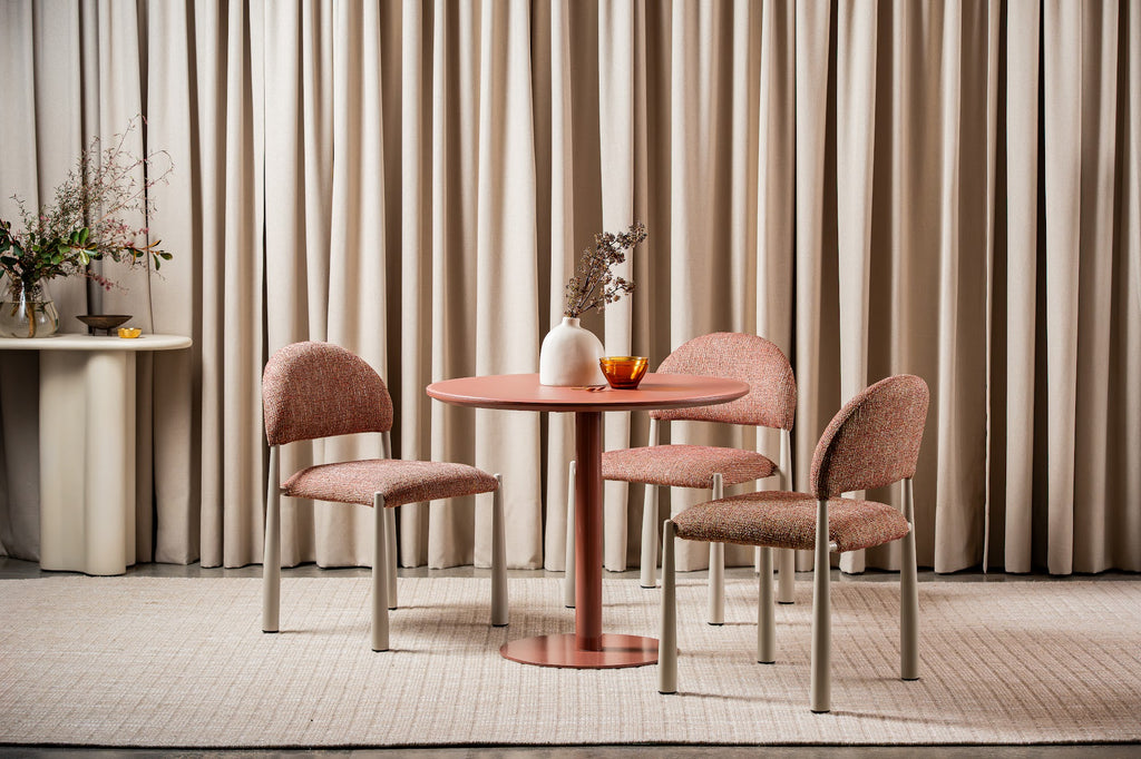 Positano Dining Table Matte Dusty Rose - image 10