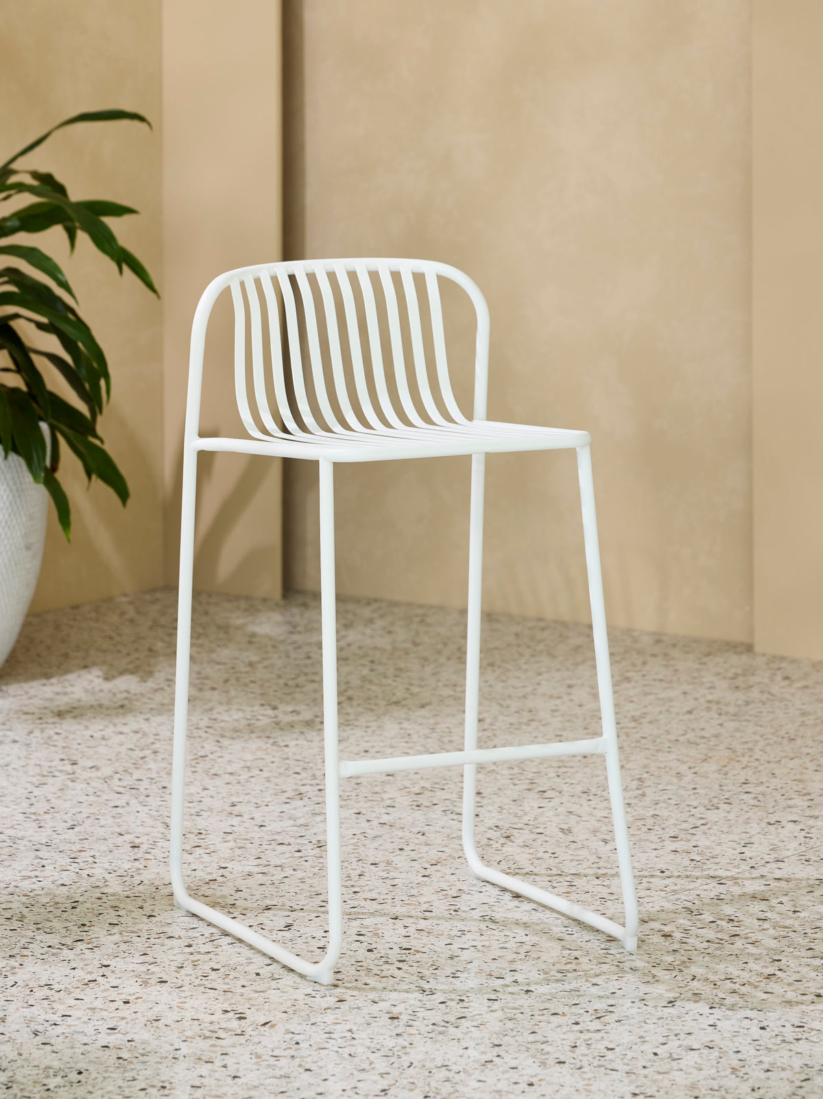 Swiss Bar Chair White (Set of 2) - image 5