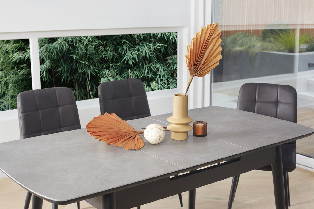 Mila Extension Dining Table Greystone Ceramic - image 10